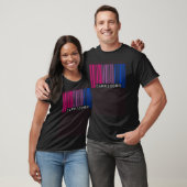 Bisexual Capricorn Barcode Pride Flag Zodiac Sign T-shirt (Unisex)