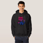 Bisexual Cat Flag Bi Pride Lgbtq Girls Kids Toddle Hoodie (Voorkant volledig)