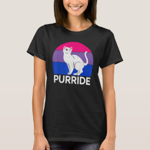 Bisexual Cat Flag Lgbtq Trans Pride Month  T-shirt