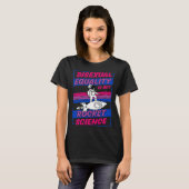 Bisexual Equality Is Not Rocket Science Astronaut T-shirt (Voorkant volledig)