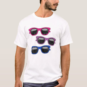 Bisexual Flag Cool Sunbribril Bi Pride Month LGBT T-shirt
