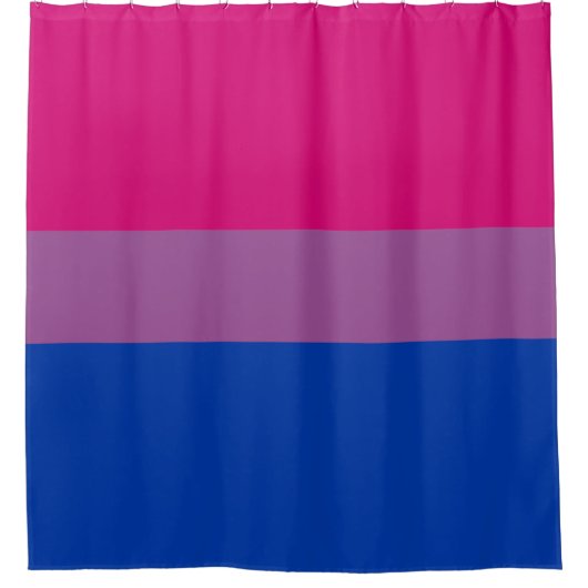 Bisexual Flag Douchegordijn (Voorkant)