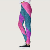 Bisexual Flag Gay Pride Glitter LGBTQ Queer Leggings (Links)