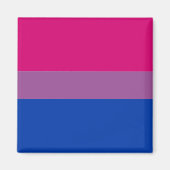 Bisexual Flag & Pride community/gender flag Magne Magneet (Voorkant)