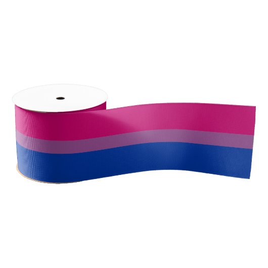 Bisexual Flag & Pride community/gender flag satin Grosgrain Lint (Spoel)