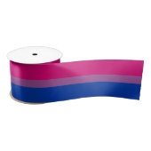 Bisexual Flag & Pride community/gender flag satin Satijnen Lint (Spoel)