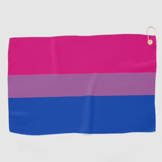 Bisexual Flag & Pride community Golf/gender flag Golfhanddoek (Horizontaal)