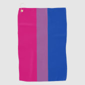Bisexual Flag & Pride community Golf/gender flag Golfhanddoek (Voorkant)