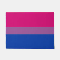 Bisexual Flag & Pride community house mat/LGBT
