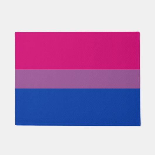 Bisexual Flag & Pride community house mat/LGBT Deurmat (Voorkant)