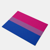 Bisexual Flag & Pride community house mat/LGBT Deurmat (Schuin)
