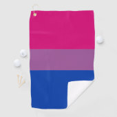 Bisexual Flag & Pride Love golf community / LGBT Golfhanddoek (Insitu)