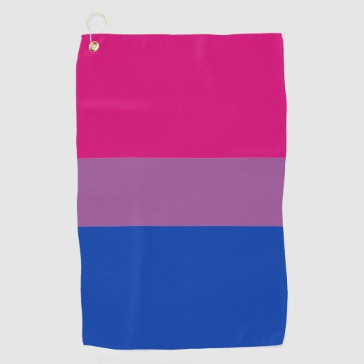 Bisexual Flag & Pride Love golf community / LGBT Golfhanddoek (Voorkant)