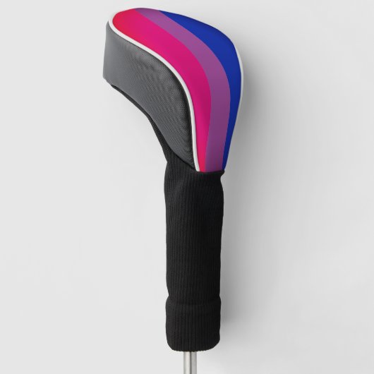 Bisexual Flag & Pride Love golfgemeenschappen /LGB Golfheadcover (Schuin)