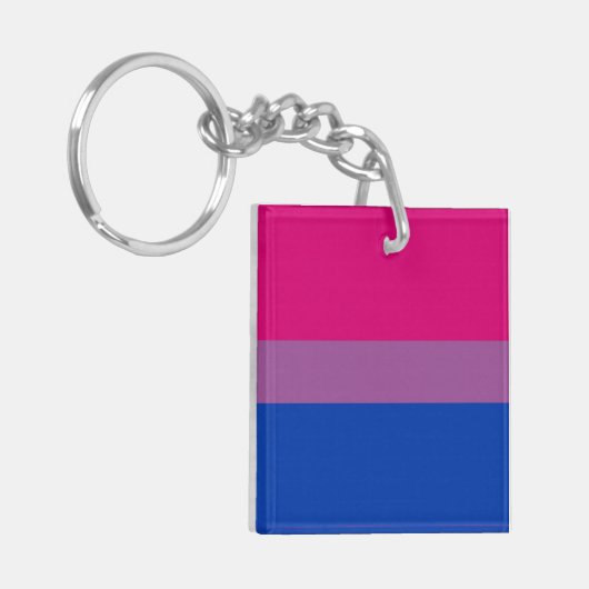 Bisexual Flag Sleutelhanger (Voorkant Links)