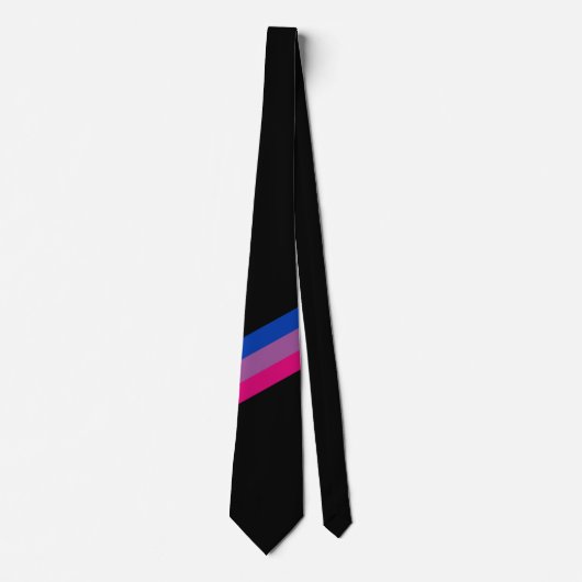 Bisexual Flag Stropdas (Voorkant)