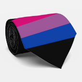 Bisexual Flag Stropdas (Opgerold)