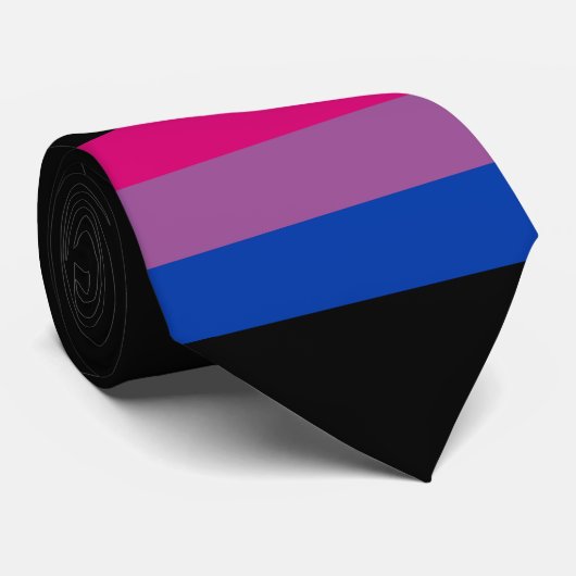 Bisexual Flag Stropdas (Opgerold)