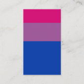 Bisexual Flag Visitekaartje (Voorkant)