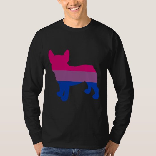 Bisexual French Bulldog Bisex Frenchie T-shirt (Voorkant)