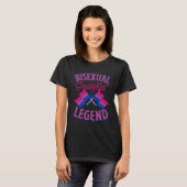 Bisexual Genderfluid Legend Bisexual Pride Flag Co T-shirt (Voorkant volledig)