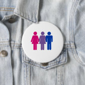Bisexual Girl Ronde Button 4,0 Cm (In situ)