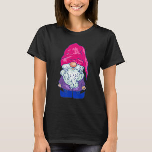 Bisexual Gnome Beanie Bisexual Pride LGBTQ Bisexua T-shirt