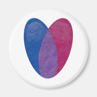 Bisexual Heart Magneet