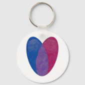 Bisexual Heart Sleutelhanger (Voorkant)