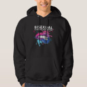 Bisexual Is Being Attracted Rainbow Pride Bisexual Hoodie (Voorkant)