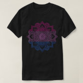Bisexual LGB Mandala Bi Pride Bisexuality LGB Supe T-shirt (Design voorkant)
