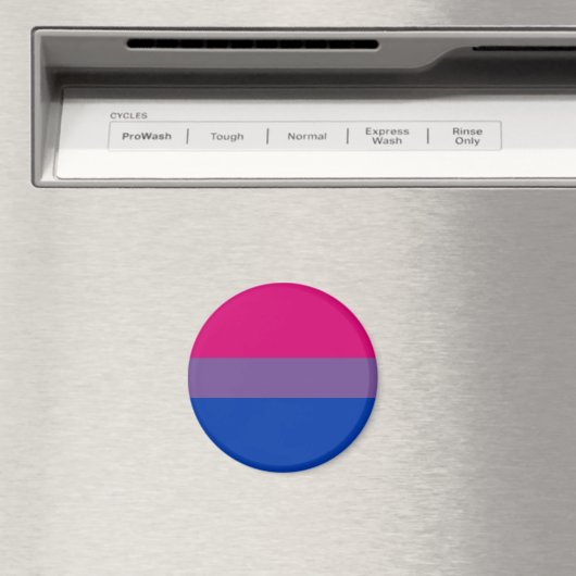 Bisexual LGBT Pride Rainbow Flag Magneet (Insitu (Vaatwasser))