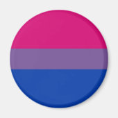 Bisexual LGBT Pride Rainbow Flag Magneet (Voorkant)