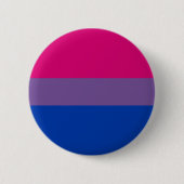 Bisexual LGBT Pride Rainbow Flag Ronde Button 5,7 Cm (Voorkant)