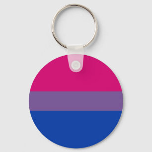 Bisexual LGBT Pride Rainbow Flag Sleutelhanger