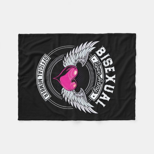 Bisexual Love Army Blanket Fleece Deken (Voorkant (Horizontaal))