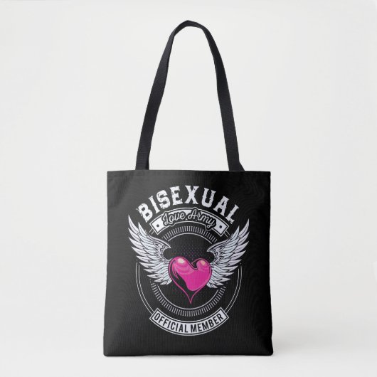Bisexual Love Army Canvas tas (Voorkant)