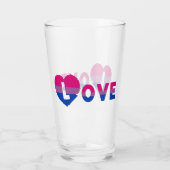 Bisexual LOVE Glas (Achterkant)
