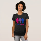 Bisexual Love T-shirt (Voorkant volledig)