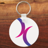Bisexual maansymbool sleutelhanger (Voorkant)