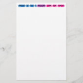 Bisexual Morse Code Bar Stationery Briefpapier (Voorkant)
