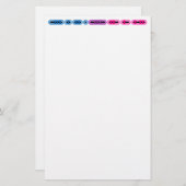 Bisexual Morse Code Bar Stationery Briefpapier (Voorkant / Achterkant)