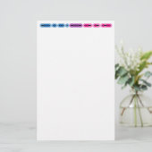 Bisexual Morse Code Bar Stationery Briefpapier (Staand voorkant)