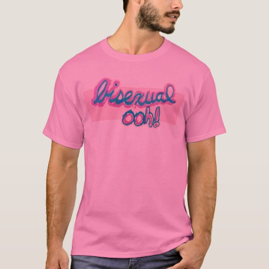 Bisexual ooh! t-shirt (Voorkant)