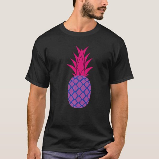 Bisexual Pineapple Bisexual T-shirt (Voorkant)