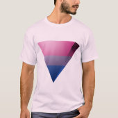 BISEXUAL PRIDE 3D DRIEHOEK T-SHIRT (Voorkant)