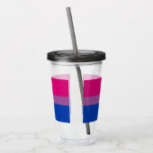 Bisexual Pride! Acryl Drinkbeker (Links)