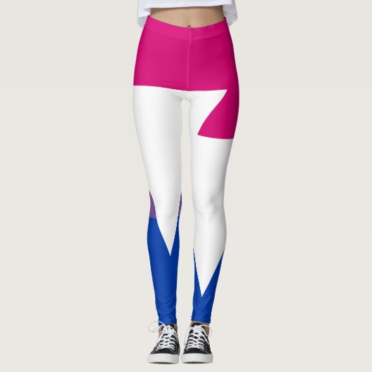 Bisexual Pride and Symbol Flag - Leggings (Voorkant)