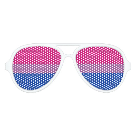 Bisexual Pride Aviator Zonnebril (Voorkant)