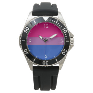 Bisexual Pride (Bi Flag Colors) Horloge